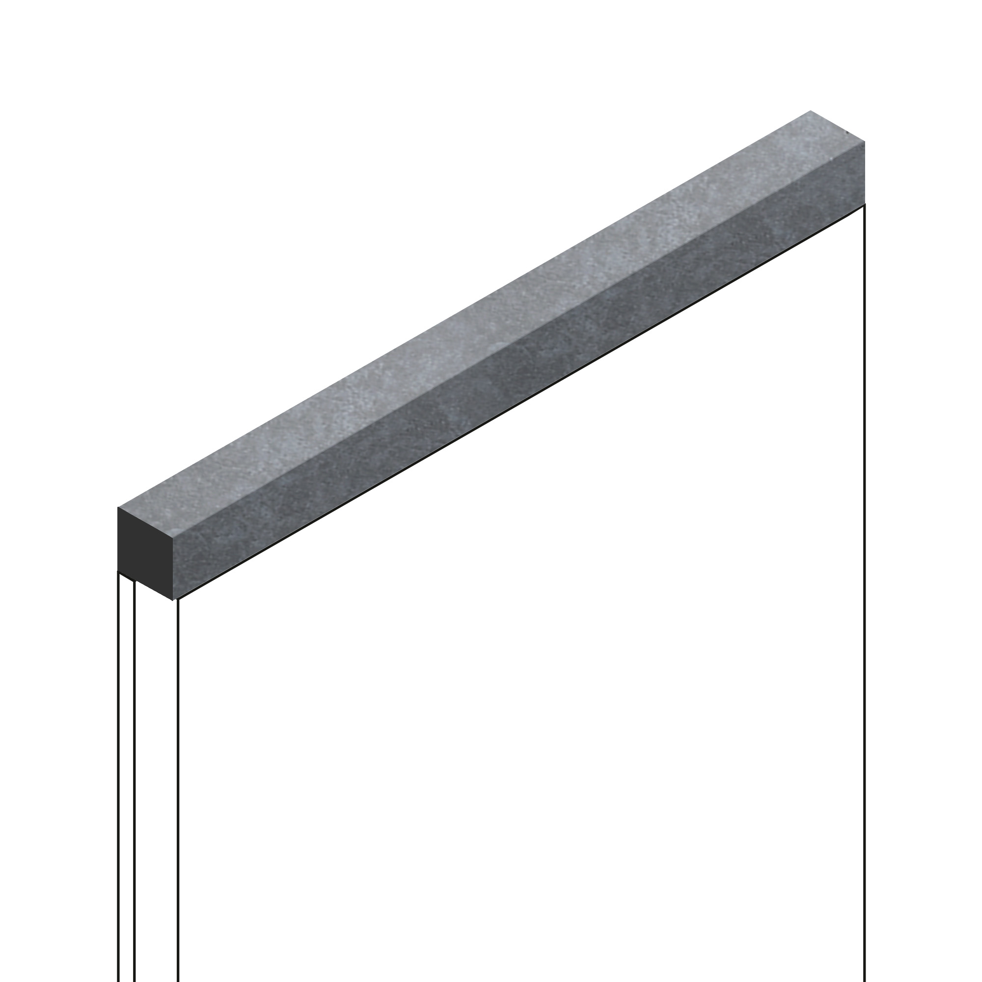 Молдинг из полистирола Hiwood D12V1 S381A 2700×12×12