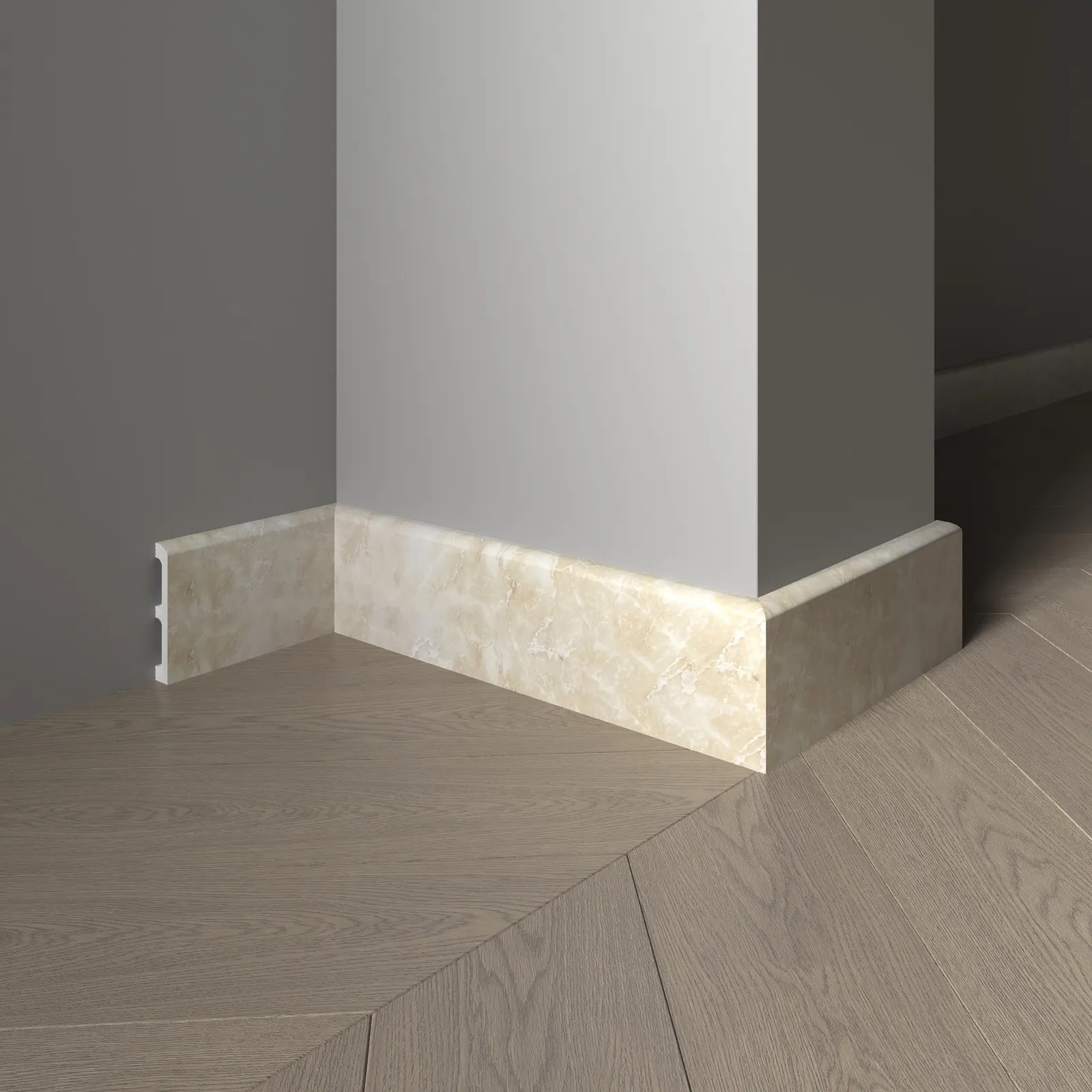 Плинтус Decor-Dizayn 706-10 2400×80×13