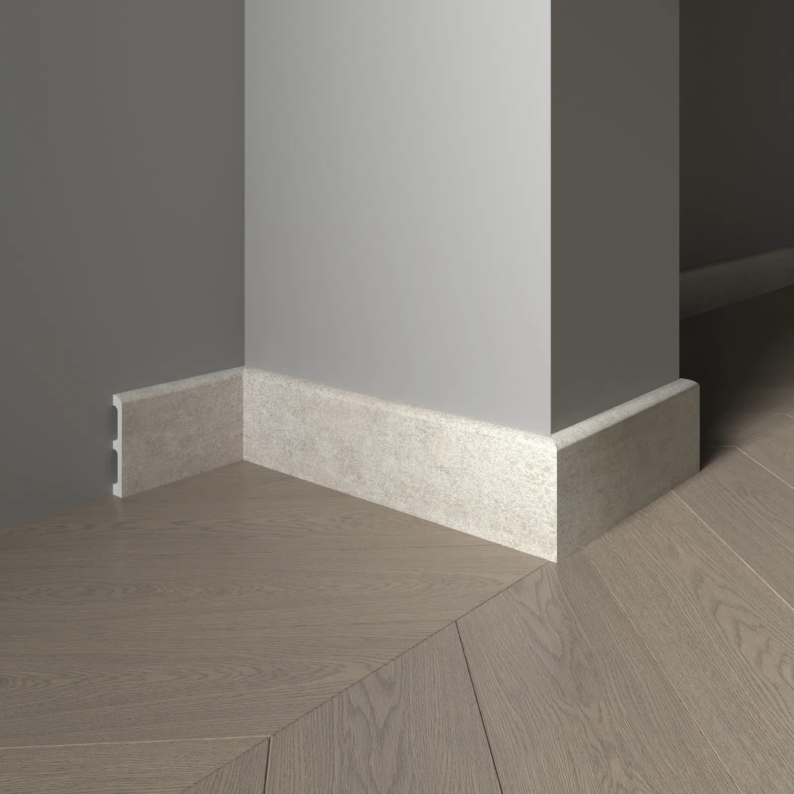 Плинтус Decor-Dizayn 706-25 2400×80×13 фото в интерьере