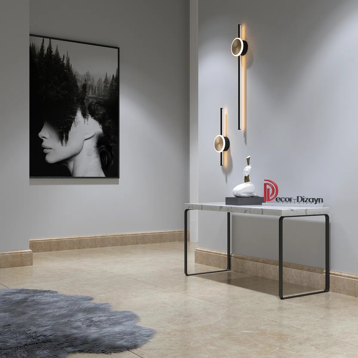 Плинтус Decor-Dizayn 701-10 2400×100×16 фото в интерьере