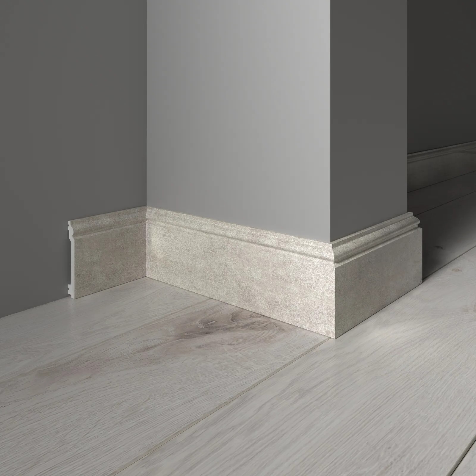 Плинтус Decor-Dizayn 701-25 2400×100×16 фото в интерьере