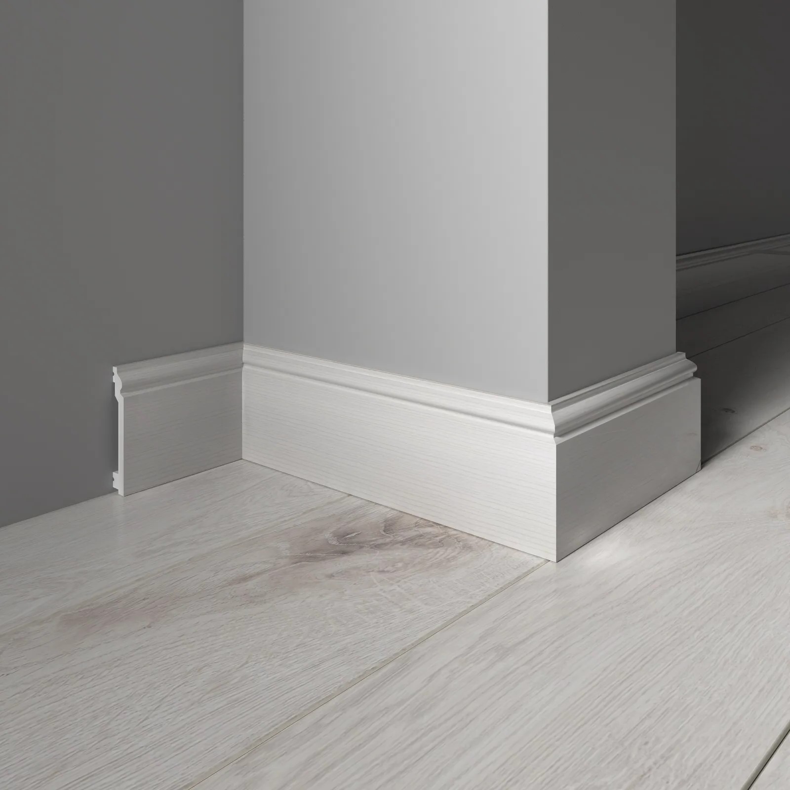 Плинтус Decor-Dizayn 701-75 2400×100×16 фото в интерьере