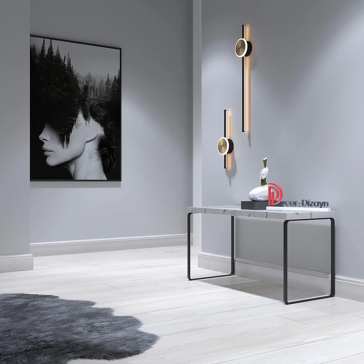 Плинтус Decor-Dizayn 701-75 2400×100×16 фото в интерьере
