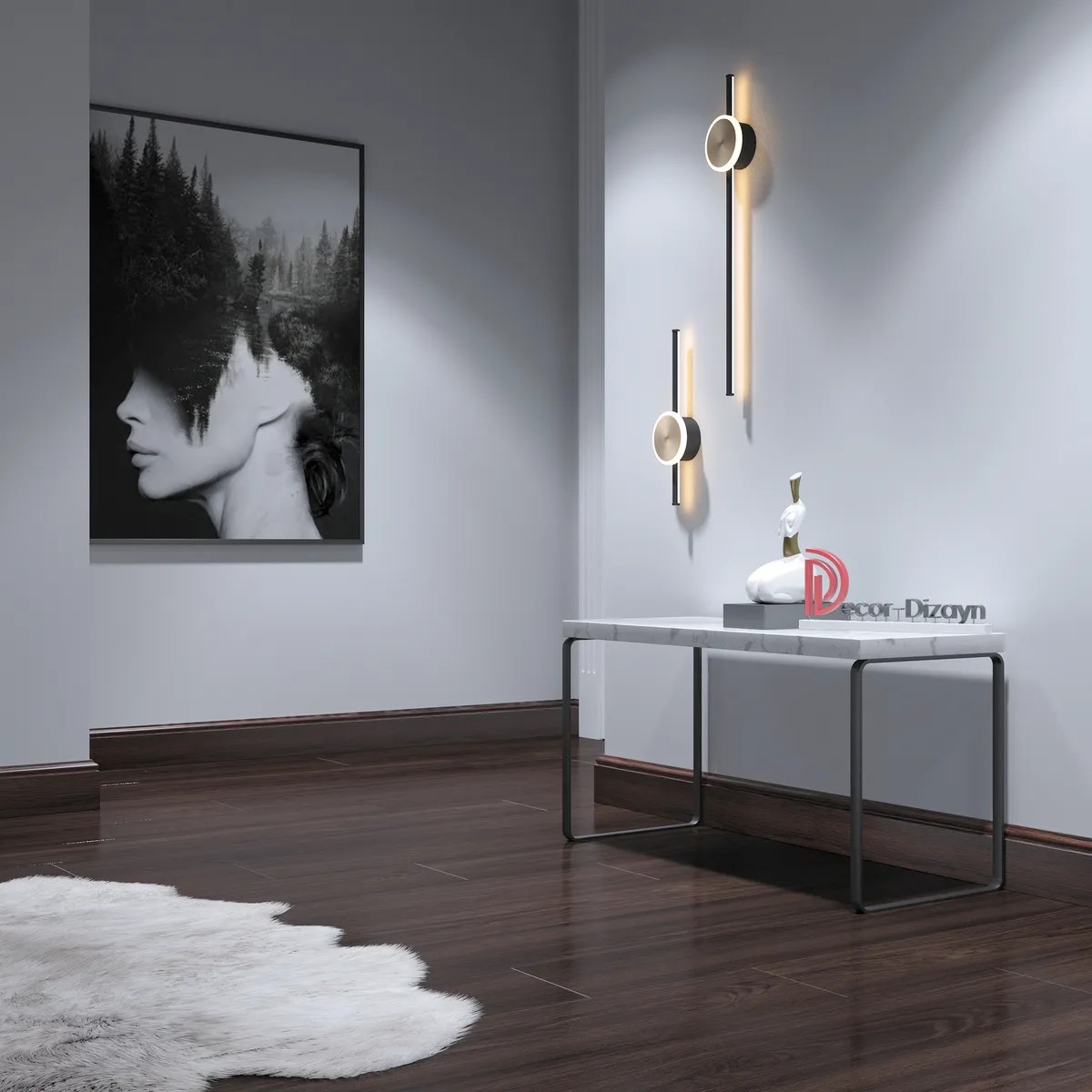 Плинтус Decor-Dizayn 701-88SH 2400×100×16 фото в интерьере