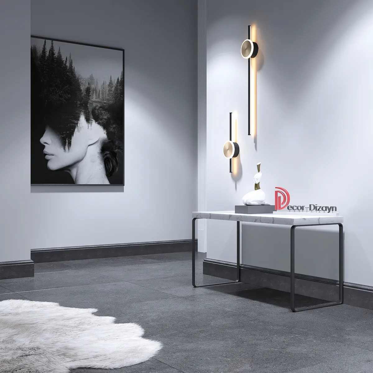 Плинтус Decor-Dizayn 701-94 2400×100×16 фото в интерьере