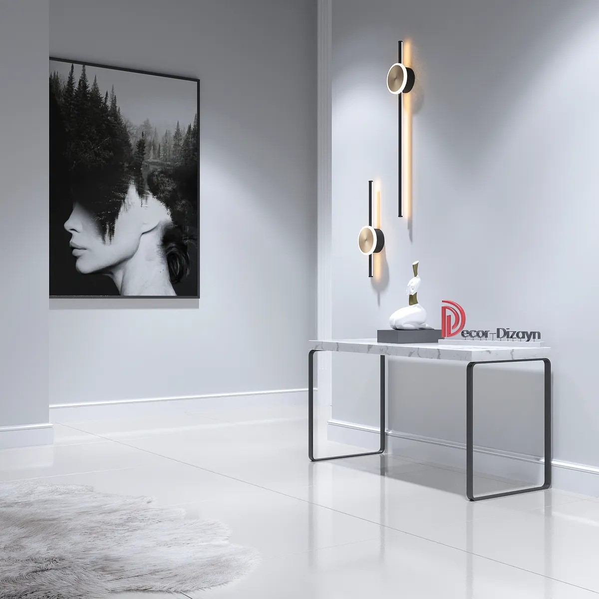 Плинтус Decor-Dizayn 005-115 2400×79×13 фото в интерьере