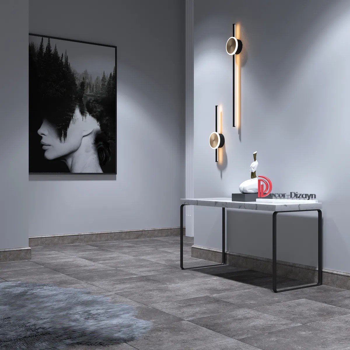 Плинтус Decor-Dizayn 005-25 2400×79×13 фото в интерьере