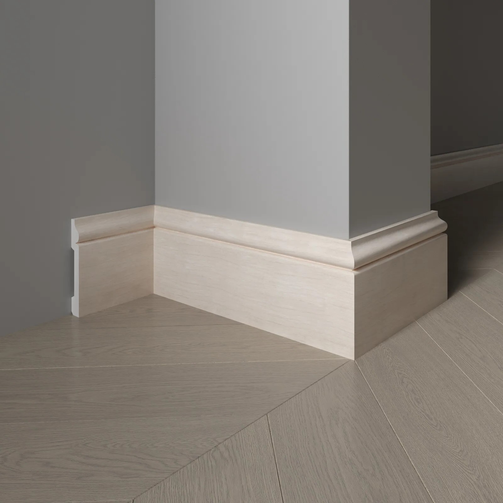 Плинтус Decor-Dizayn 005-77 2400×79×13 фото в интерьере
