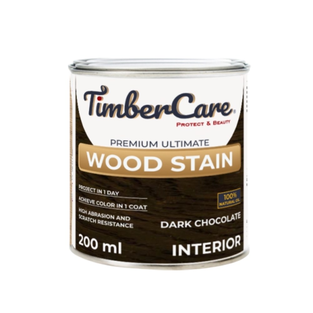 Масло для дерева TimberCare Wood Stain цвет Темный шоколад 350089 шелковисто-матовое 0,2 л Масло для дерева TimberCare Wood Stain цвет Темный шоколад 350089 шелковисто-матовое 0,2 л