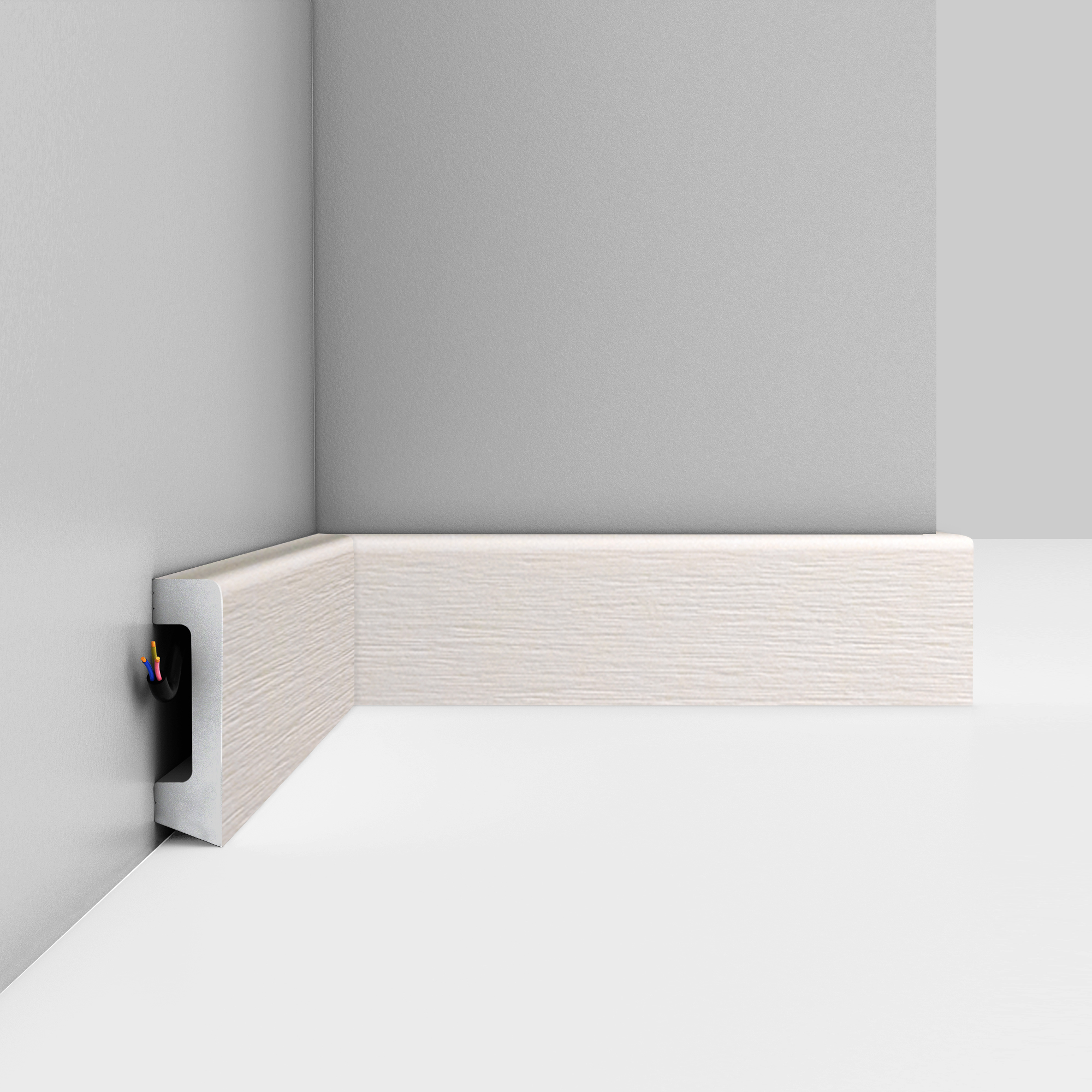 Плинтус Decomaster Дуб молочный D234-1070 2400×58×16 Плинтус Decomaster Дуб молочный D234-1070 2400×58×16