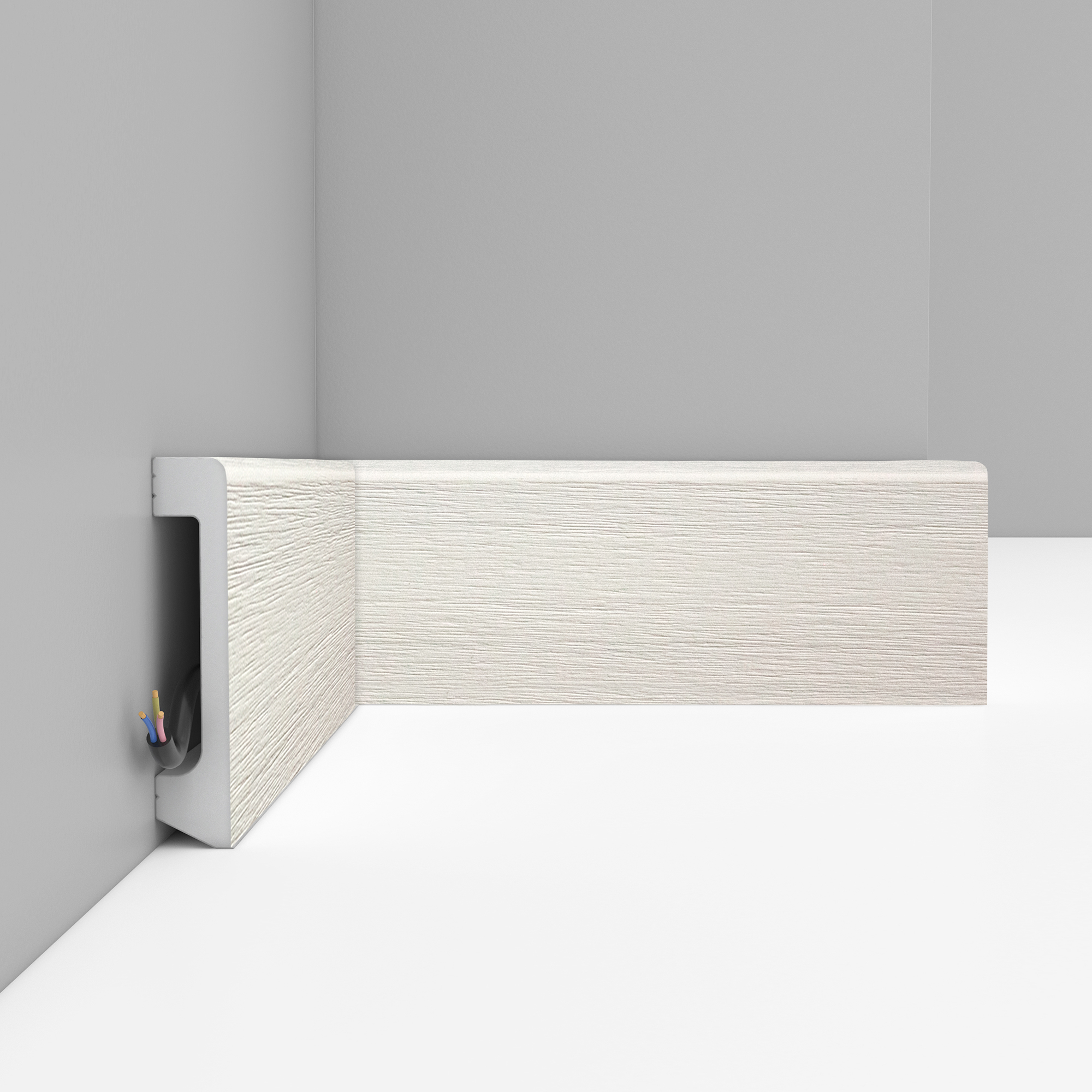 Плинтус Decomaster D235-16 2400×80×17 Плинтус Decomaster D235-16 2400×80×17