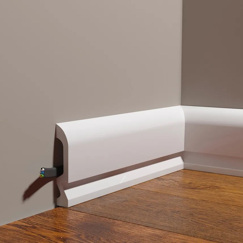 Плинтус под покраску Decor-Dizayn Грани DD700 2000×100×18,1 Плинтус под покраску Decor-Dizayn Грани DD700 2000×100×18,1