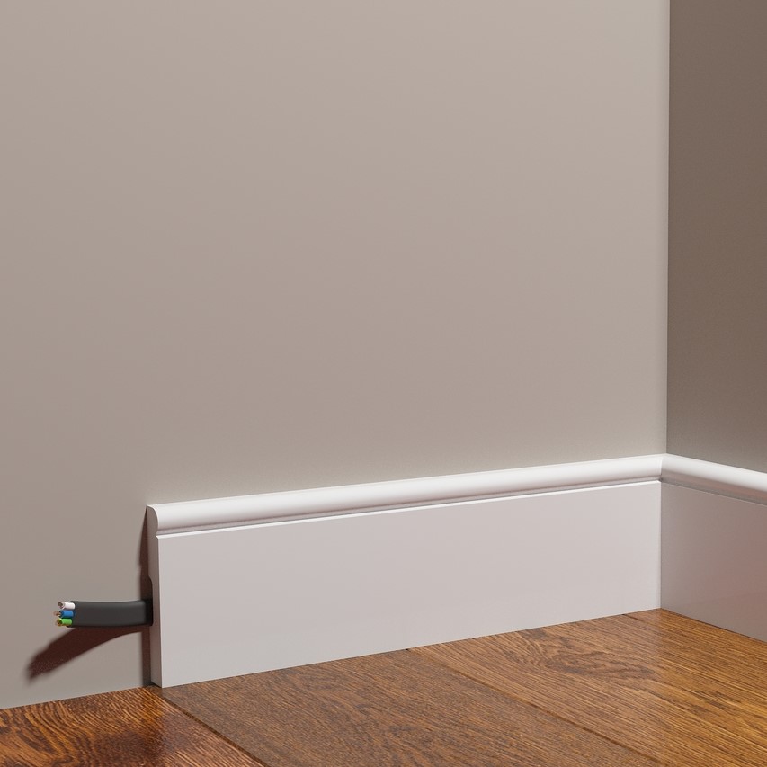 Плинтус под покраску Decor-Dizayn Грани DD49 2000×82×13 Плинтус под покраску Decor-Dizayn Грани DD49 2000×82×13