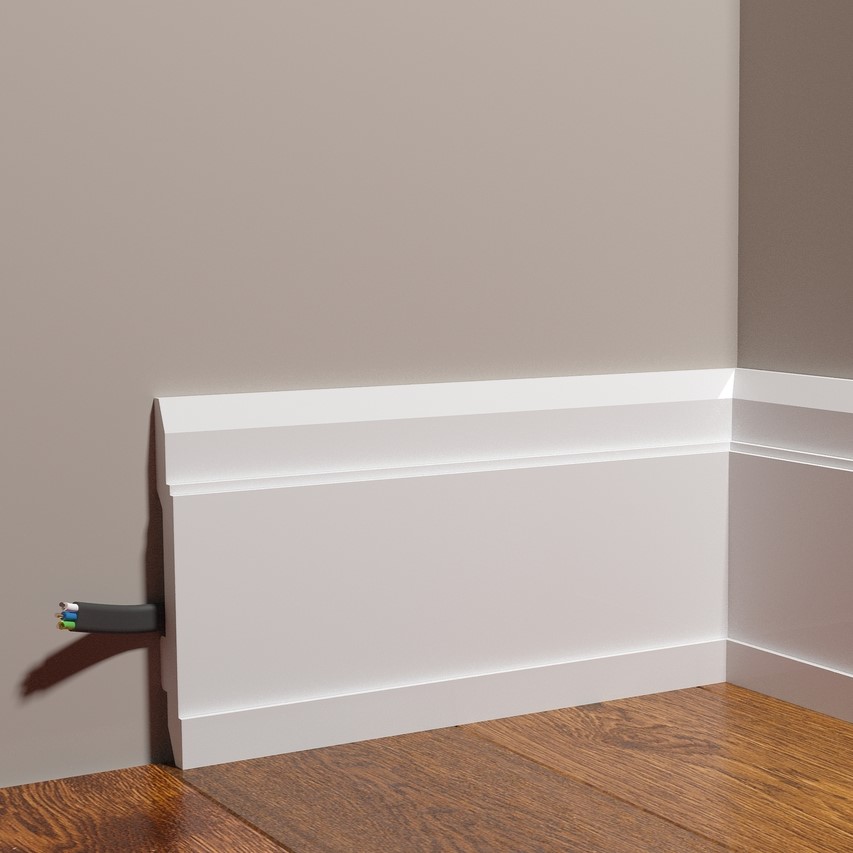 Плинтус под покраску Decor-Dizayn Грани DD702 2000×150×22 Плинтус под покраску Decor-Dizayn Грани DD702 2000×150×22