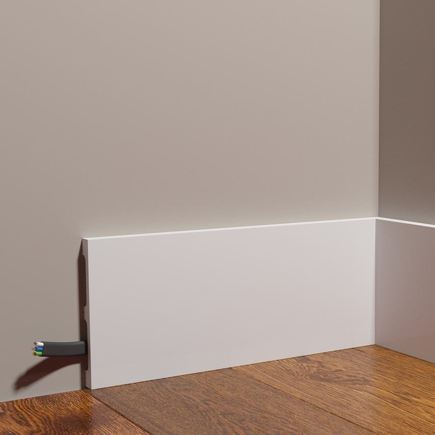 Плинтус под покраску Decor-Dizayn Грани DD710 2000×120×13 Плинтус под покраску Decor-Dizayn Грани DD710 2000×120×13