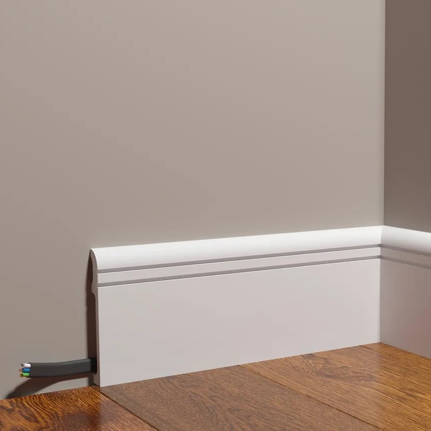 Плинтус под покраску Decor-Dizayn Modern DD721 2000×110×15 Плинтус под покраску Decor-Dizayn Modern DD721 2000×110×15