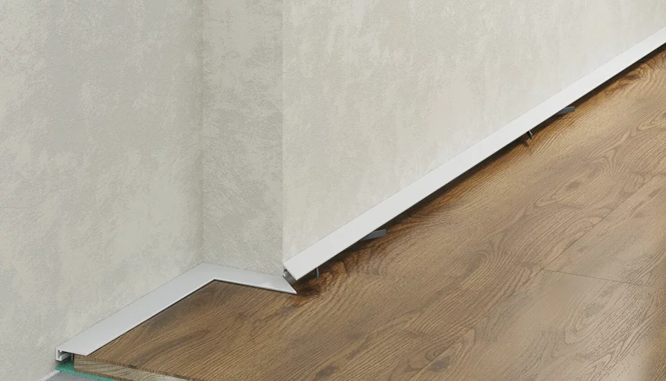 Микроплинтус алюминиевый Laconistiq Micro 19 ARM Белый RAL 9016 19-22-245 матовый 2450×19×5,5 Микроплинтус алюминиевый Laconistiq Micro 19 ARM Белый RAL 9016 19-22-245 матовый 2450×19×5,5