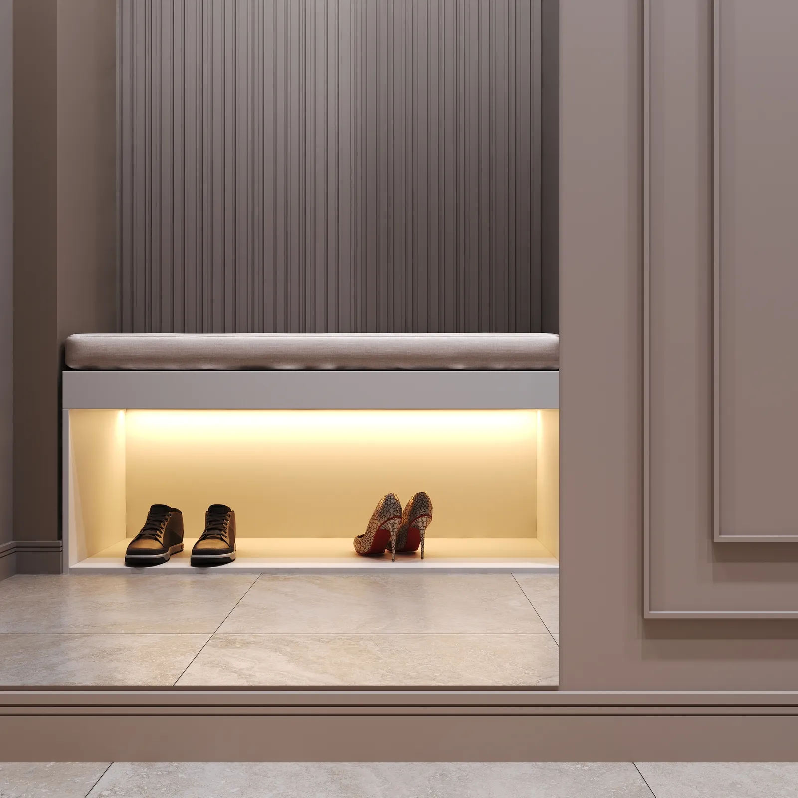Молдинг из полистирола под покраску Decor-Dizayn Estet DD632 3000×10×6 фото в интерьере