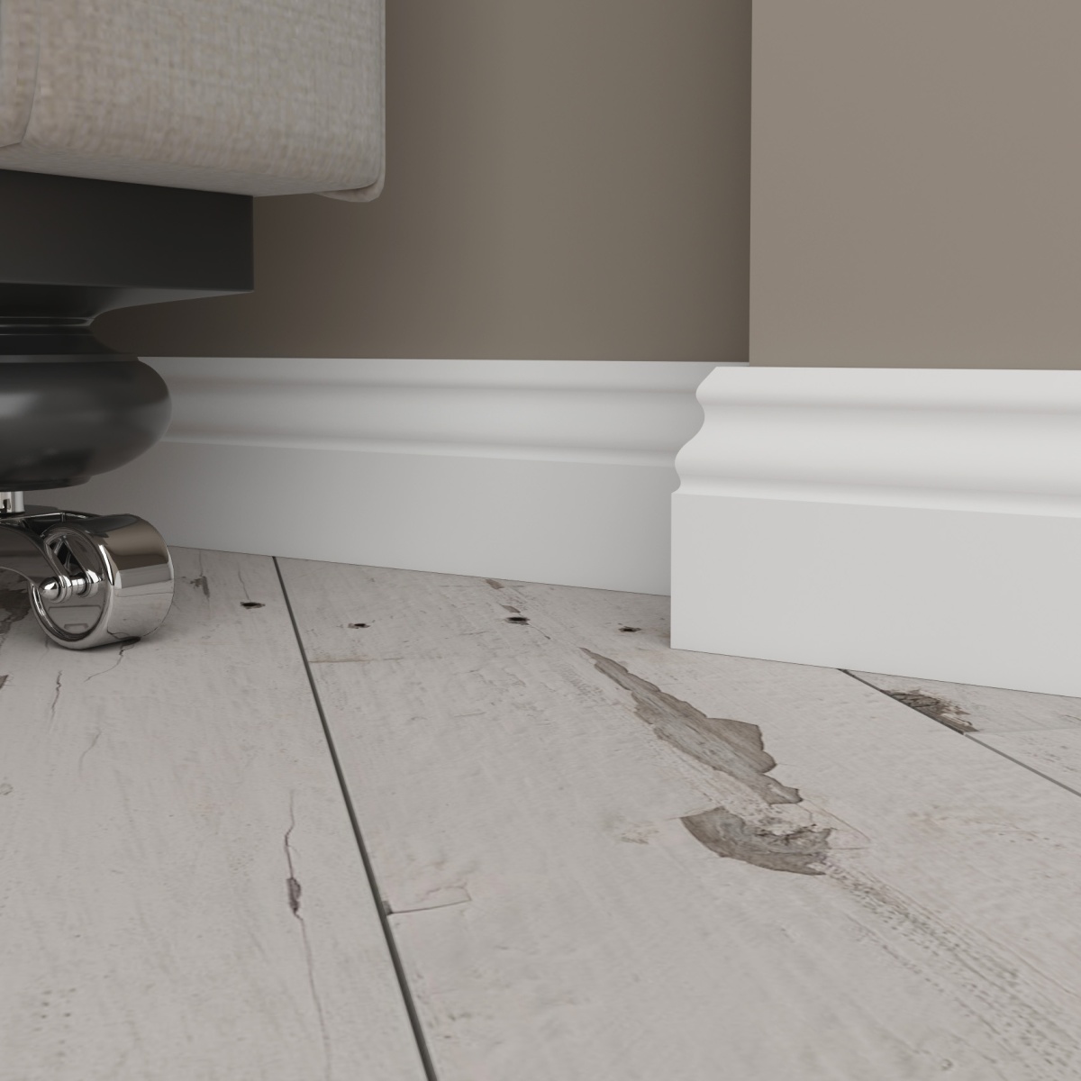 Плинтус под покраску Ultrawood Base 0021 i 2000×60×12 фото в интерьере