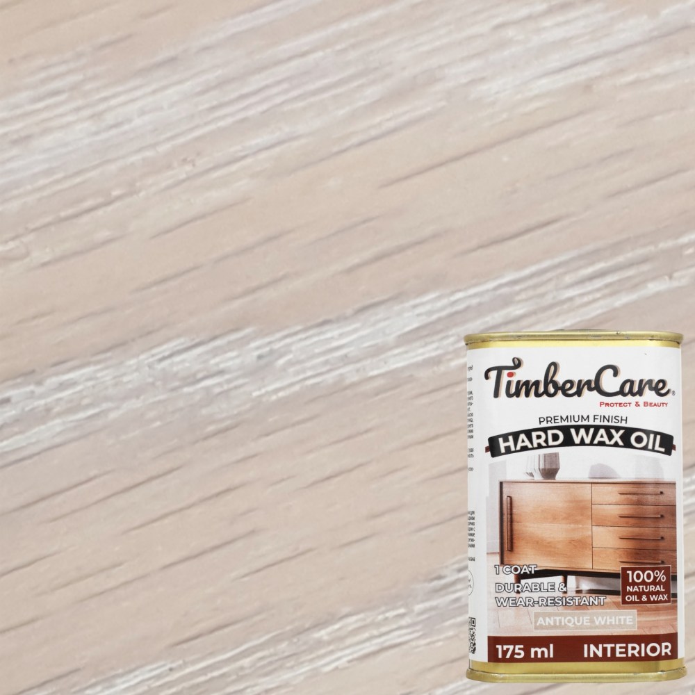 Масло с твердым воском TimberCare Hard Wax Oil цвет Античный белый 350108 0,175 л Масло с твердым воском TimberCare Hard Wax Oil цвет Античный белый 350108 0,175 л