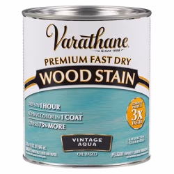 Цветное масло для дерева Varathane Fast Dry 297427 Винтаж аква 0,946 л