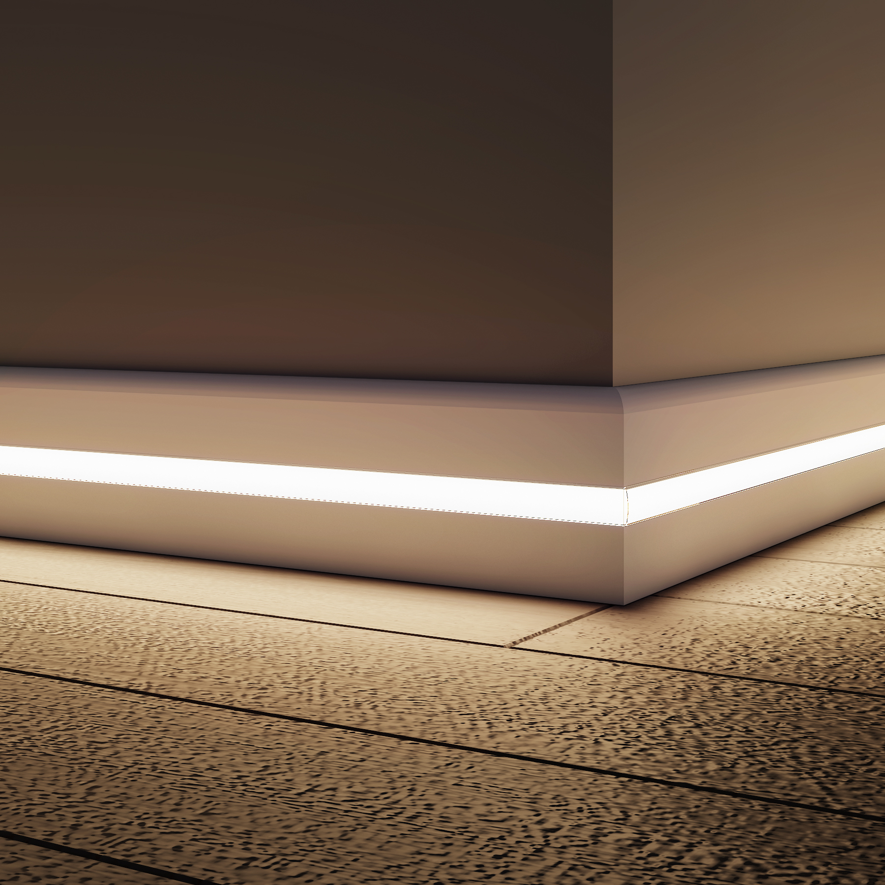 Плинтус МДФ под покраску Evrowood PN 050 Led с подсветкой 2000×80×12 фото в интерьере Плинтус МДФ под покраску Evrowood PN 050 Led с подсветкой 2000×80×12 фото в интерьере