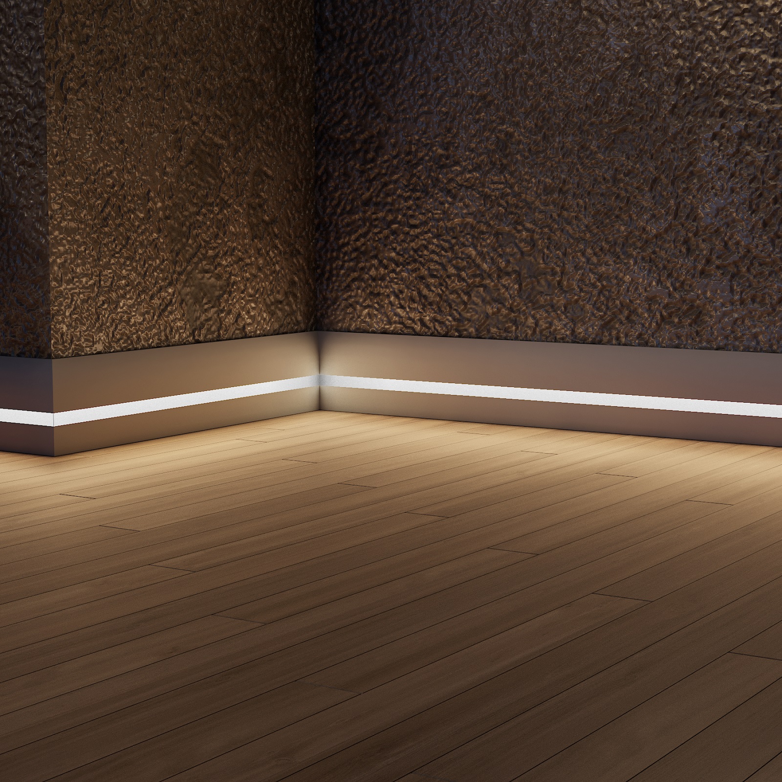 Плинтус МДФ под покраску Evrowood PN 080 Led с подсветкой 2000×95×16 Плинтус МДФ под покраску Evrowood PN 080 Led с подсветкой 2000×95×16