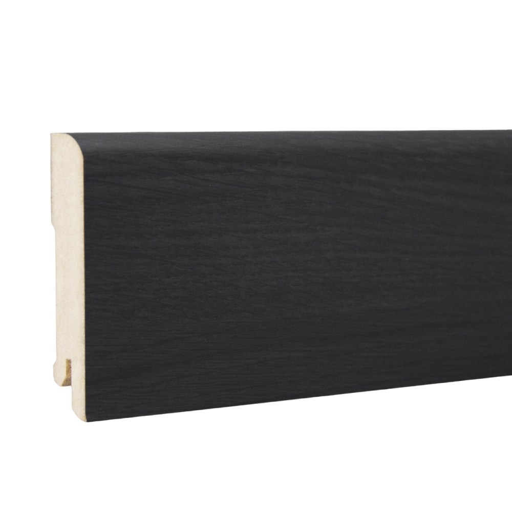 Плинтус МДФ ламинированный DeArtio Дуб темный B202-16 2050×80×16 Плинтус МДФ ламинированный DeArtio Дуб темный B202-16 2050×80×16