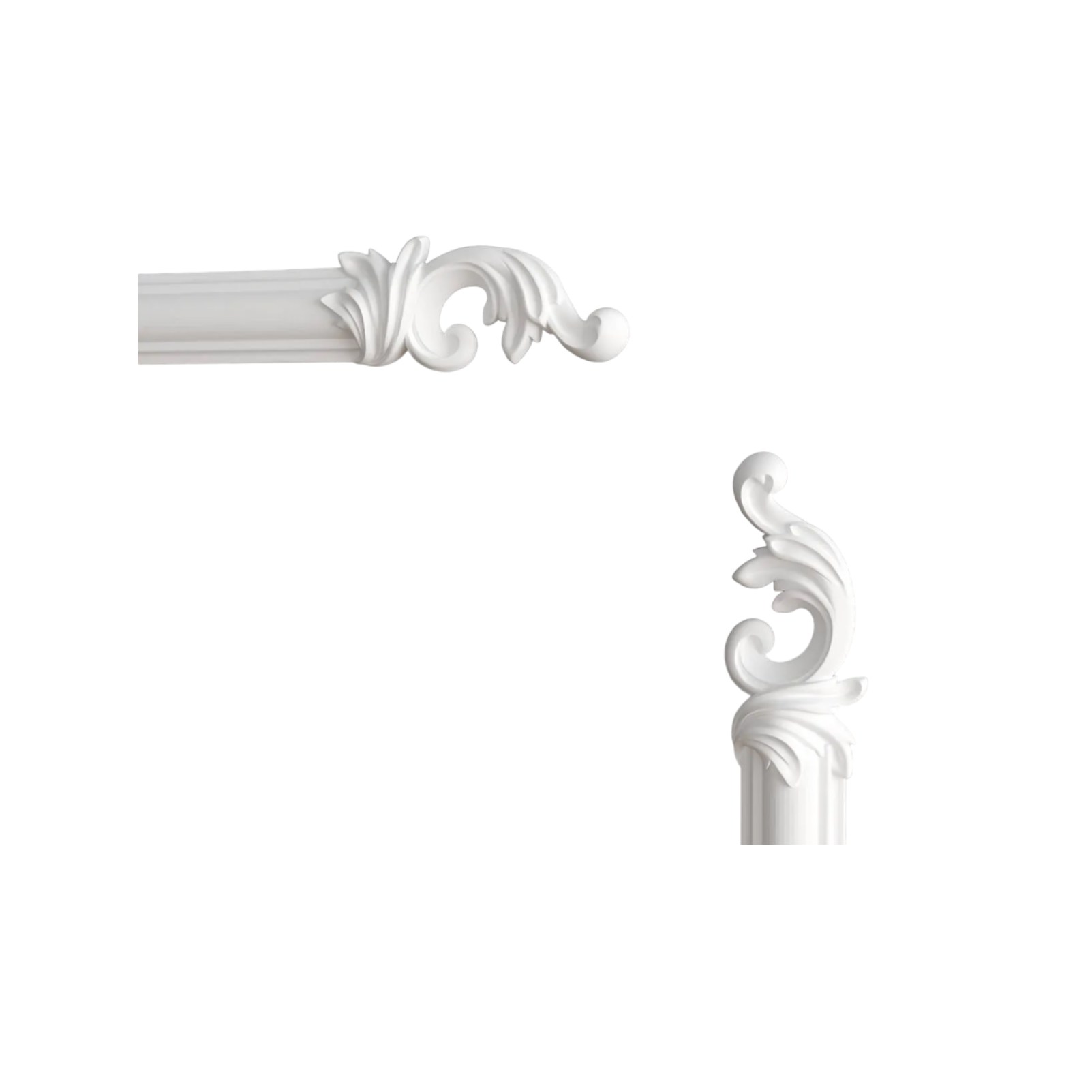 Декор к молдингу под покраску Decor-Dizayn H1-DD35 LR 102×46×16