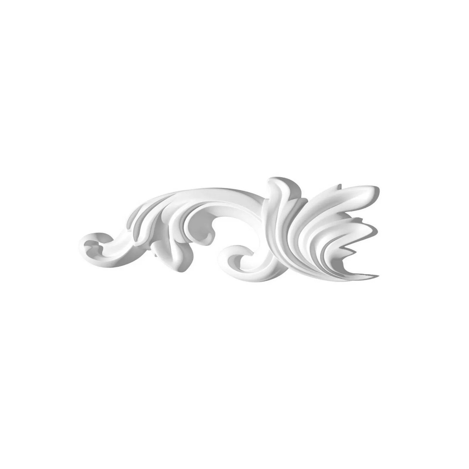 Декор к молдингу под покраску Decor-Dizayn H1-DD002 LR 165×71×26