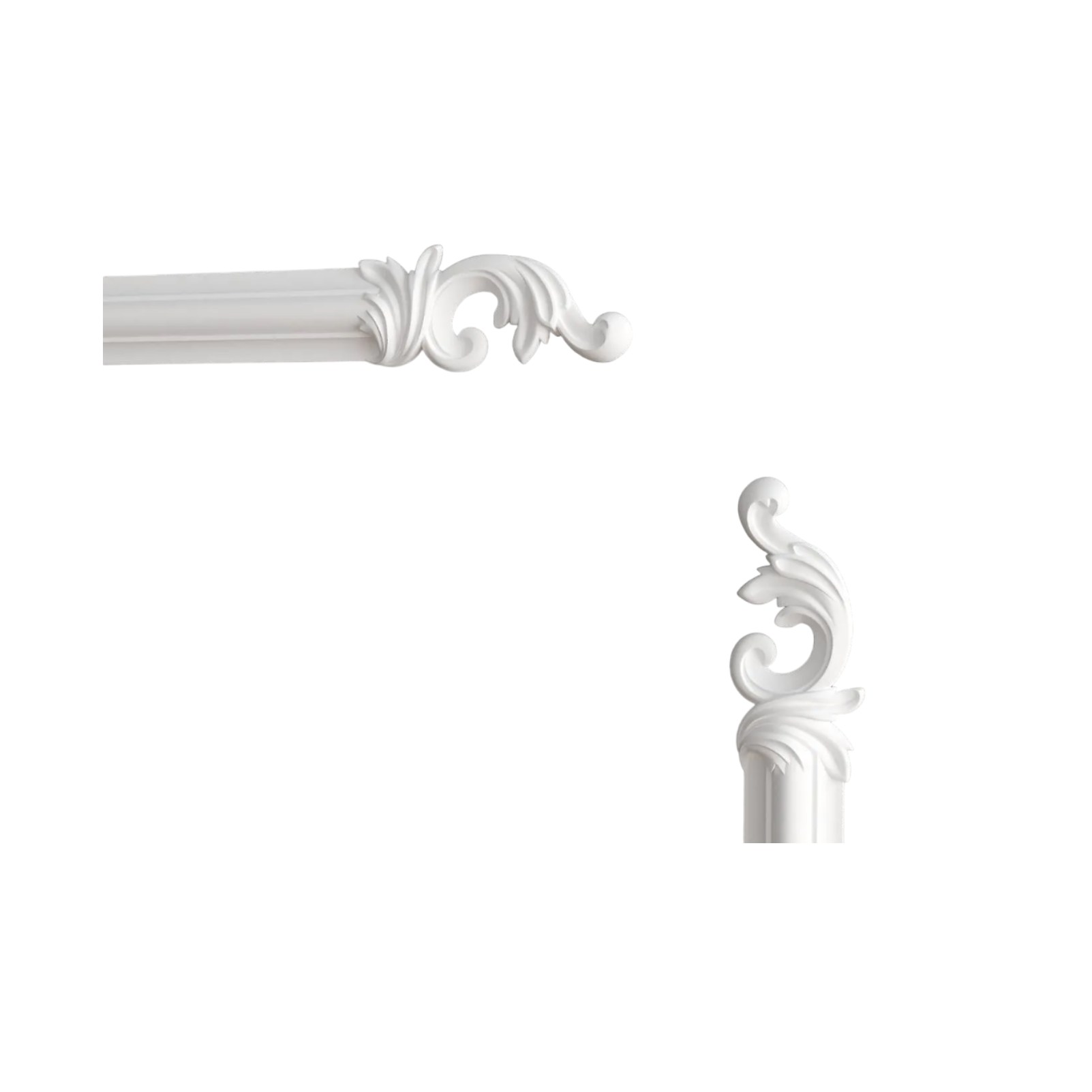 Угловой элемент к молдингу под покраску Decor-Dizayn H1-DD002 LR 165×71×26 Угловой элемент к молдингу под покраску Decor-Dizayn H1-DD002 LR 165×71×26