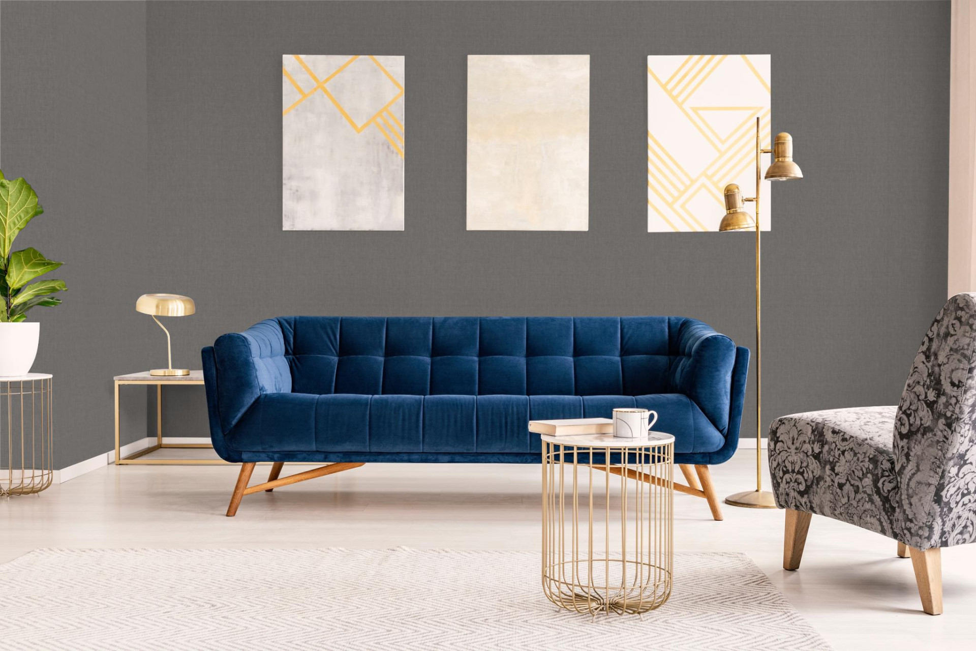 Обои Marburg Rainbow 3 33917 10,05×1,06 фото в интерьере