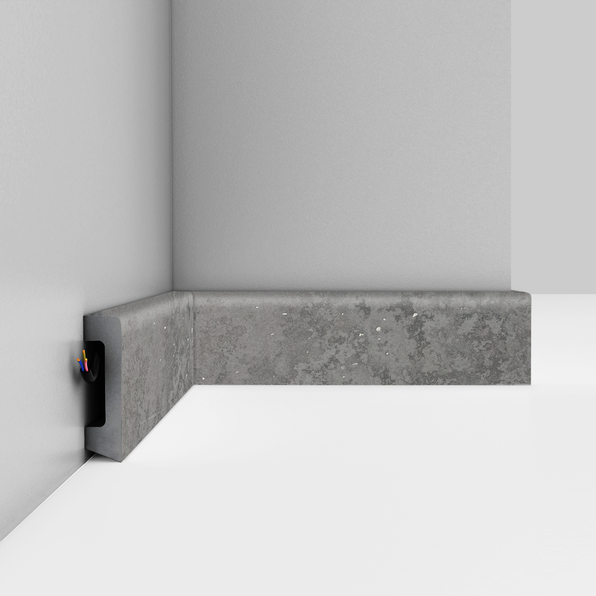 Плинтус Decomaster Травертин светлый мерцающий D234-1629G 2400×58×16 Плинтус Decomaster Травертин светлый мерцающий D234-1629G 2400×58×16