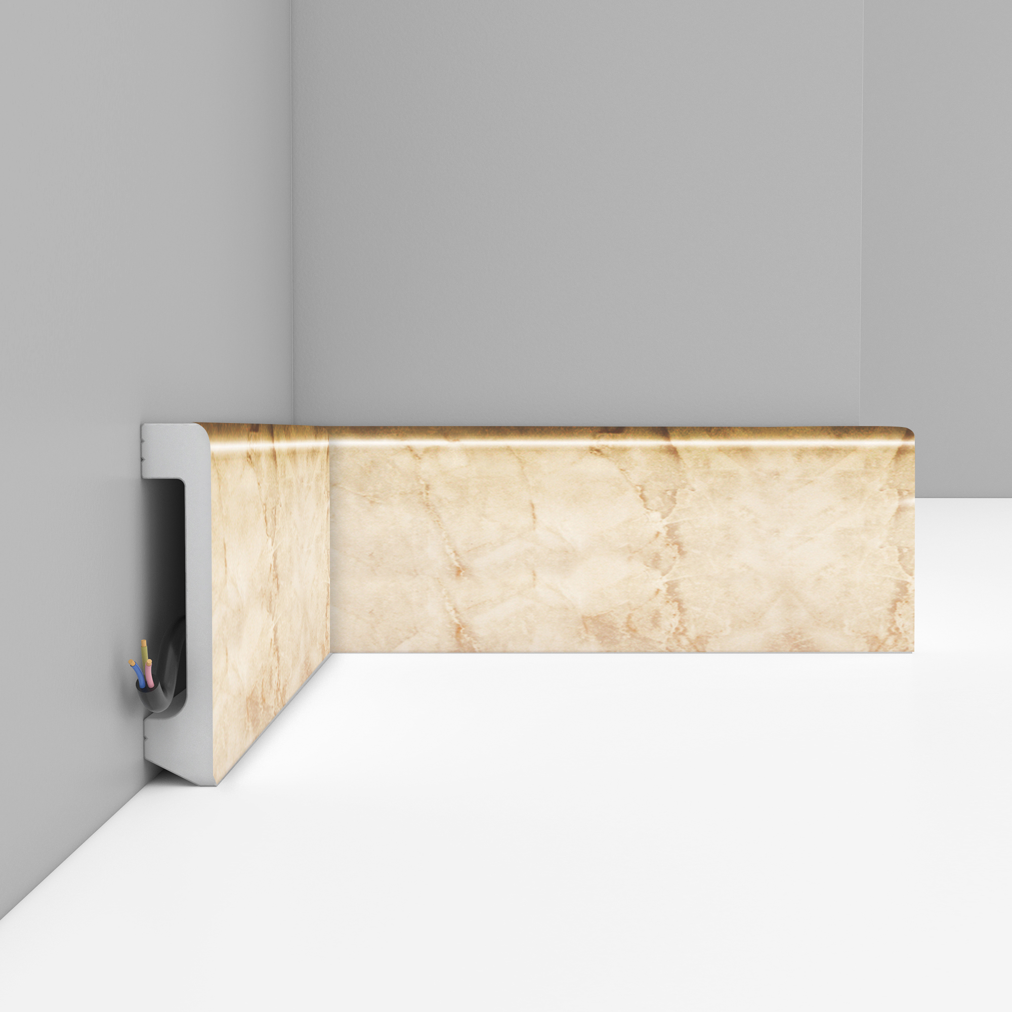 Плинтус Decomaster D235-80 2400×80×17 Плинтус Decomaster D235-80 2400×80×17