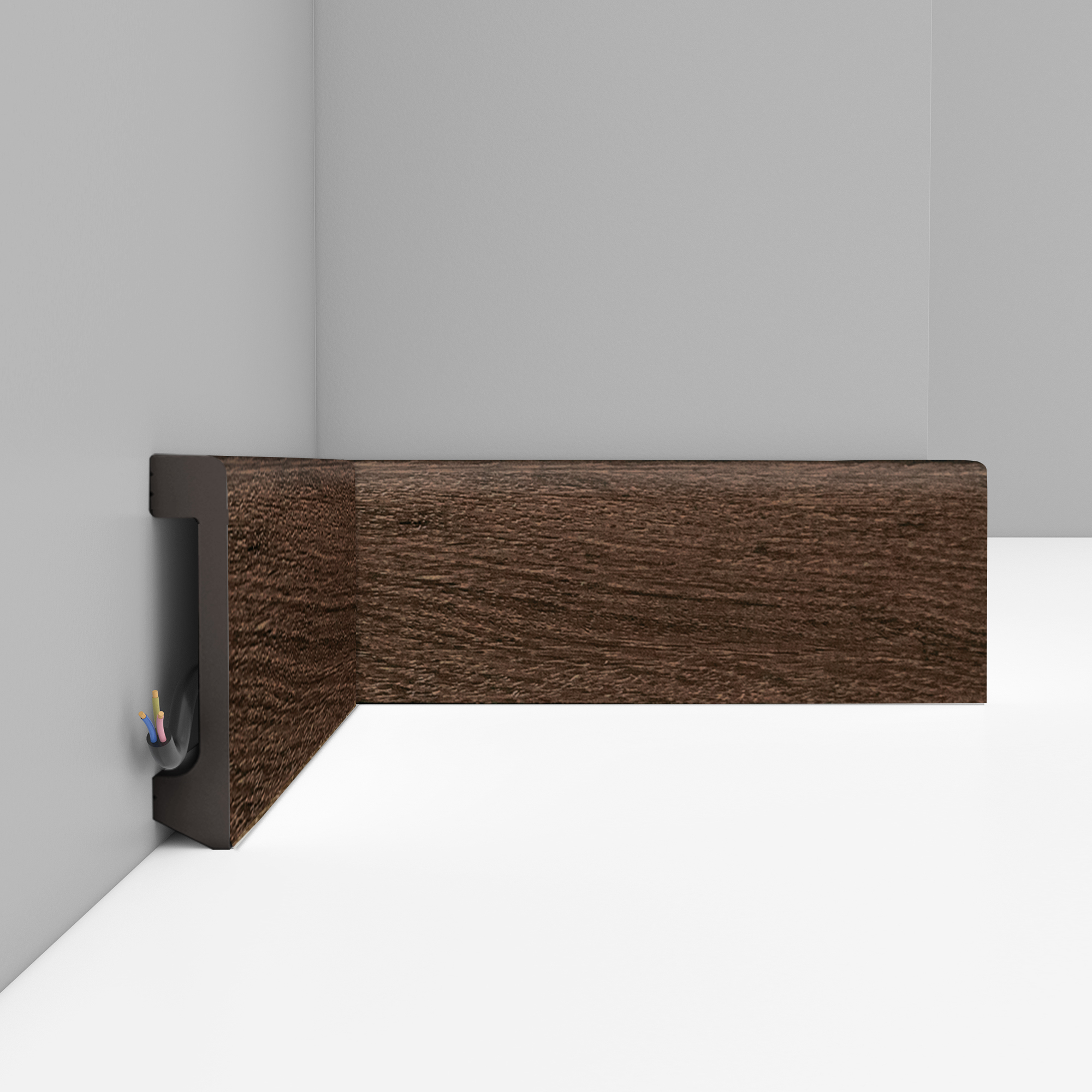 Плинтус Decomaster Орех D235-81 2400×80×17 Плинтус Decomaster Орех D235-81 2400×80×17