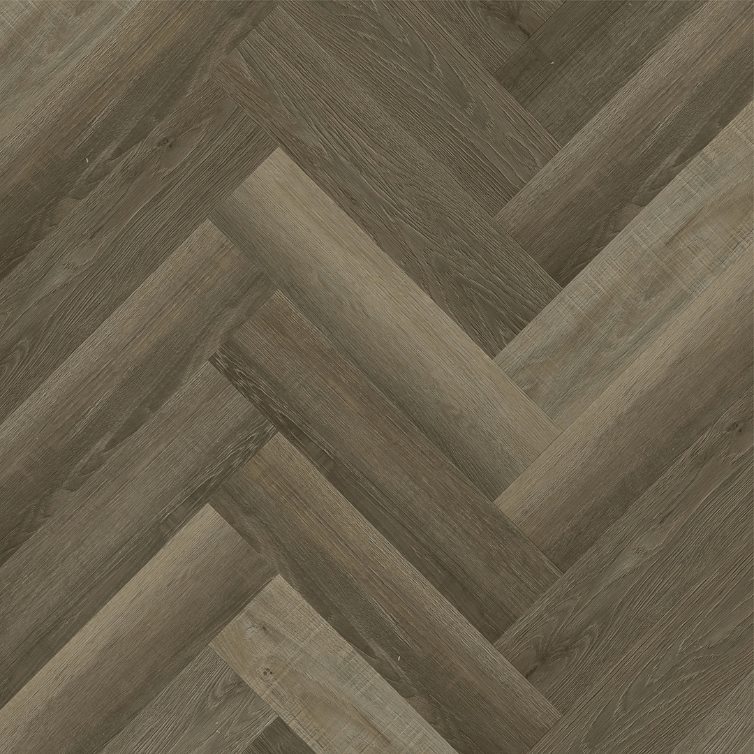 Кварцвиниловый SPC ламинат Fargo Herringbone Дуб Верде 44-3046-4 венгерская елка 400×100×4,5