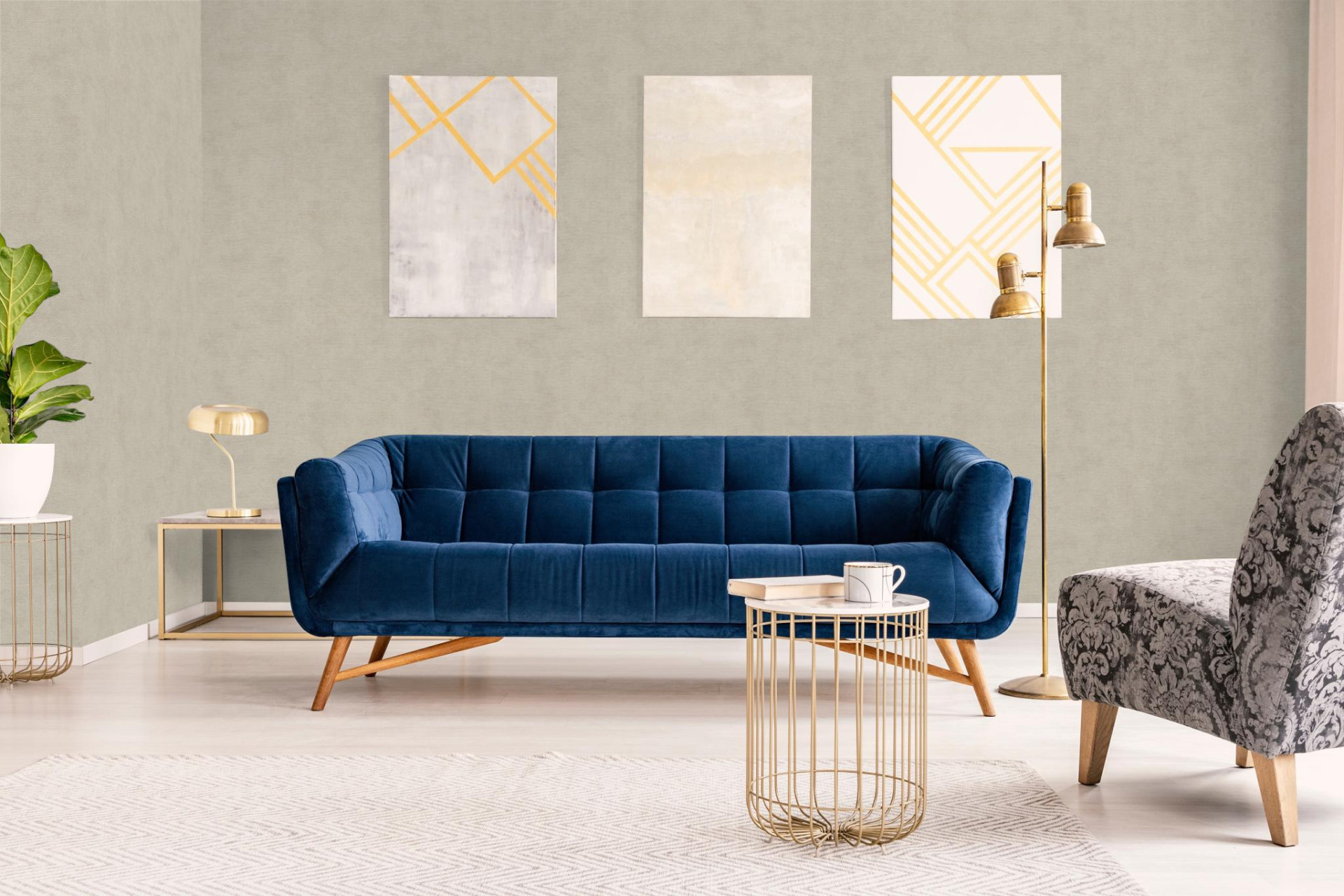 Обои Marburg Shades Iconic 32418 10,05×0,53 фото в интерьере