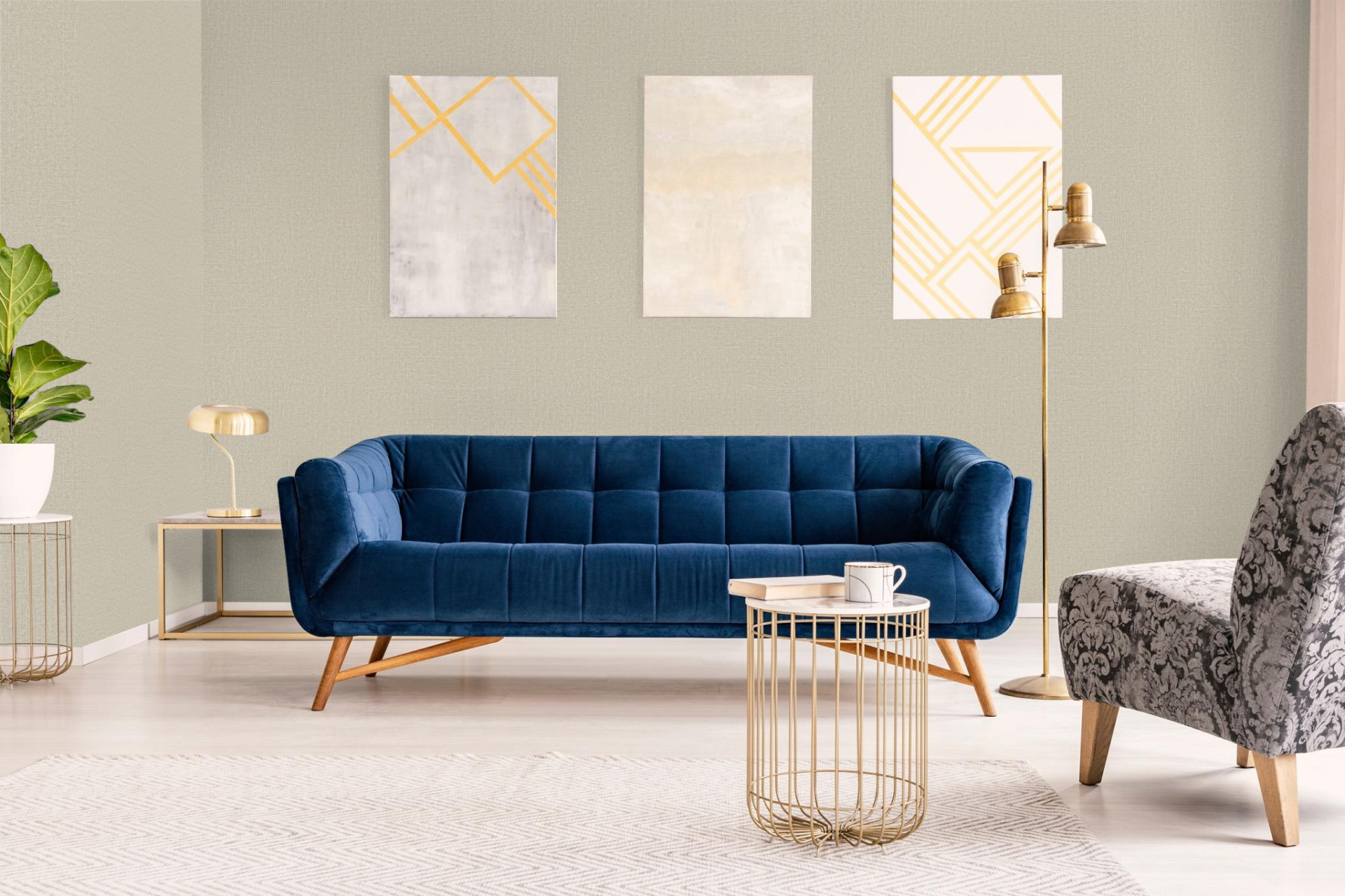 Обои Marburg Otaru 34125 10,05×1,06 фото в интерьере