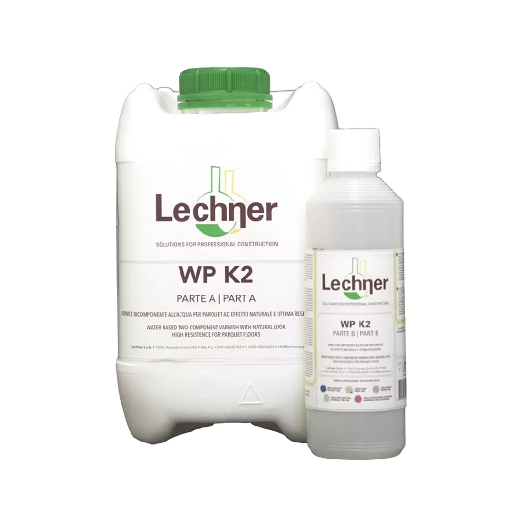 Лак для паркета Lechner WP K2 полуматовый 5,5 л
