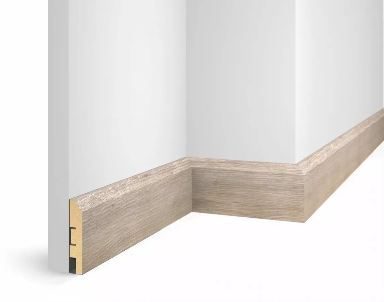 Плинтус МДФ Cosca Decor Экошпон WP07 Дуб Медный 2400×80×16 Плинтус МДФ Cosca Decor Экошпон WP07 Дуб Медный 2400×80×16