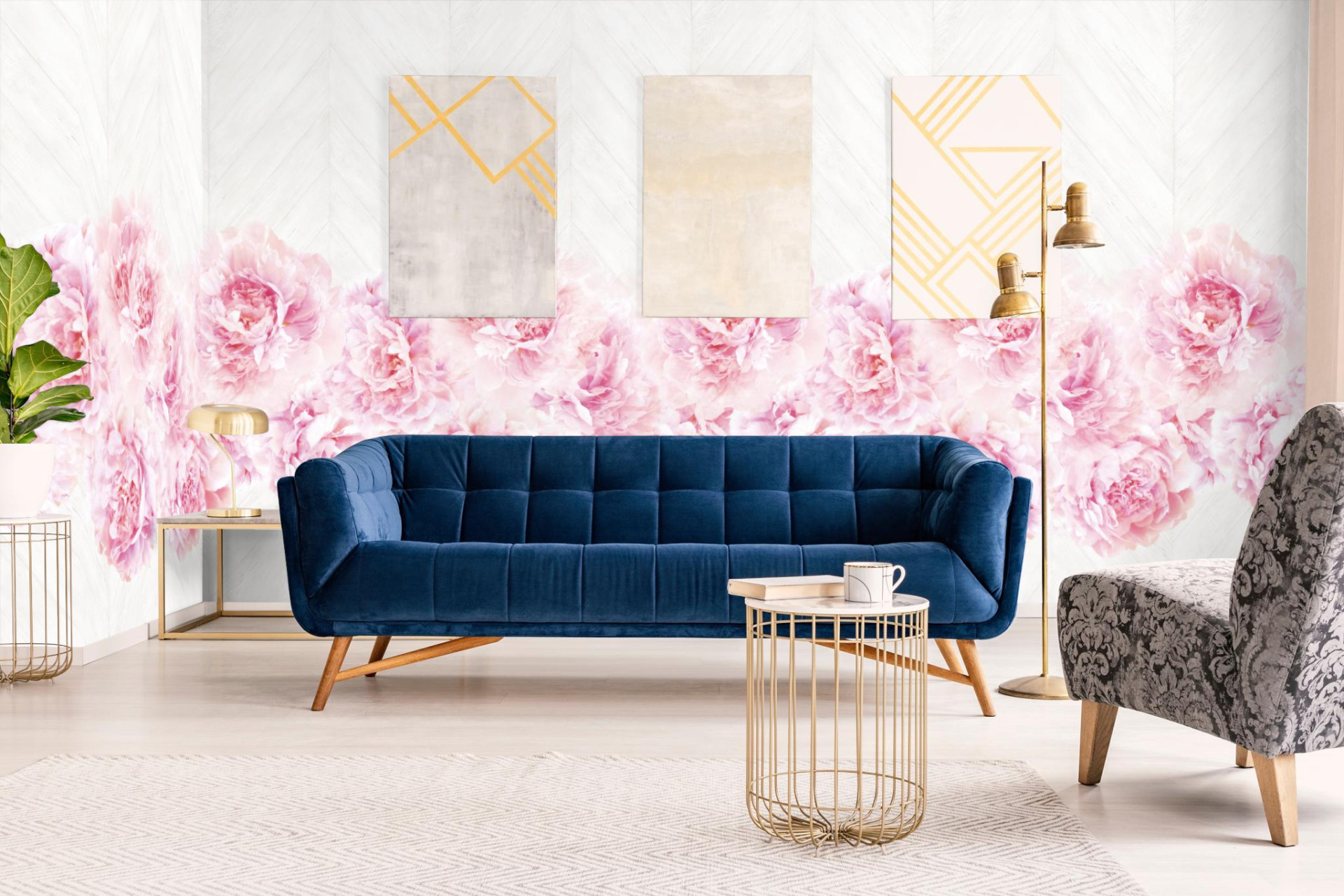 Панно Marburg Smart Art 47260 2,7×1,59 фото в интерьере