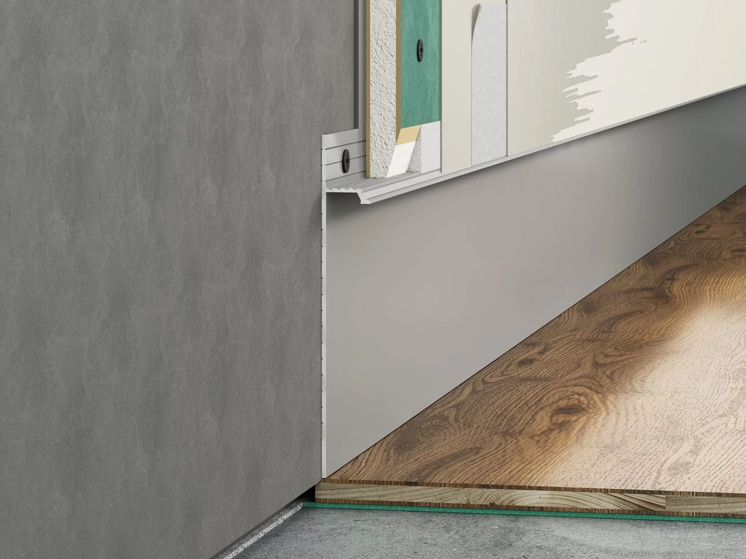 Плинтус алюминиевый скрытый с подсветкой Laconistiq Regular 41-100-300 без покрытия 3000×80×13 Плинтус алюминиевый скрытый с подсветкой Laconistiq Regular 41-100-300 без покрытия 3000×80×13