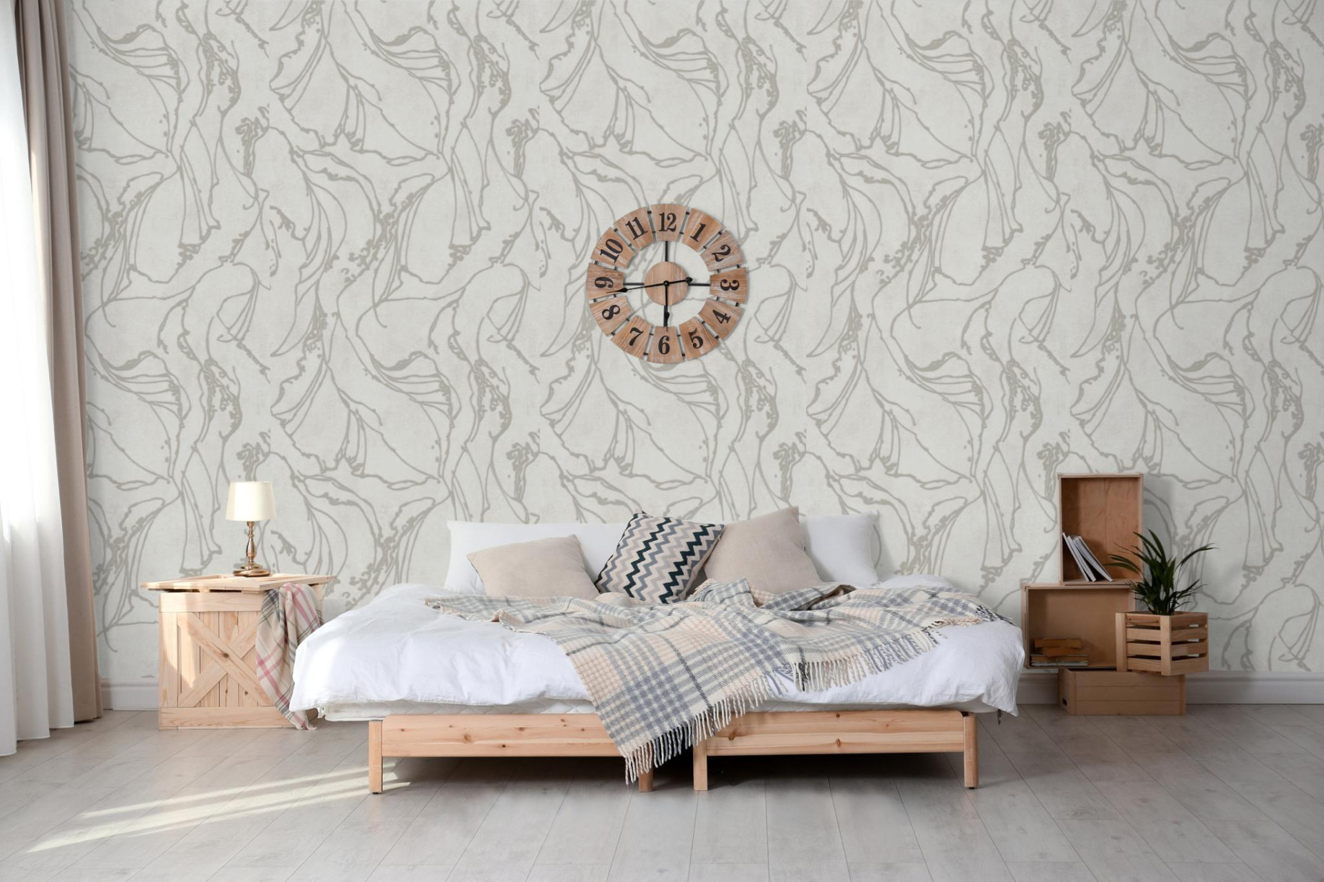 Обои Marburg City Glow 34202 10,05×1,06 фото в интерьере
