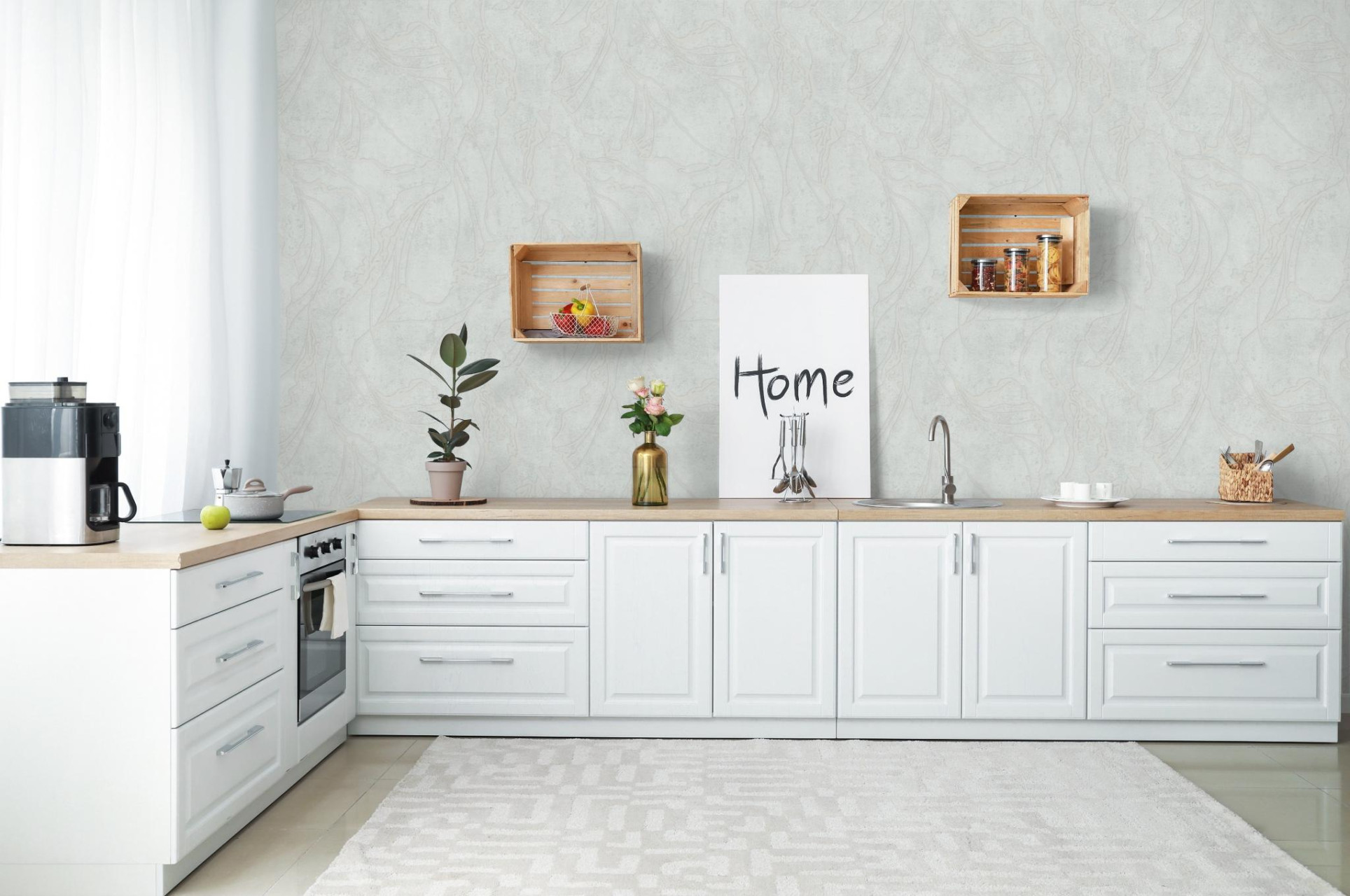 Обои Marburg City Glow 34203 10,05×1,06 фото в интерьере