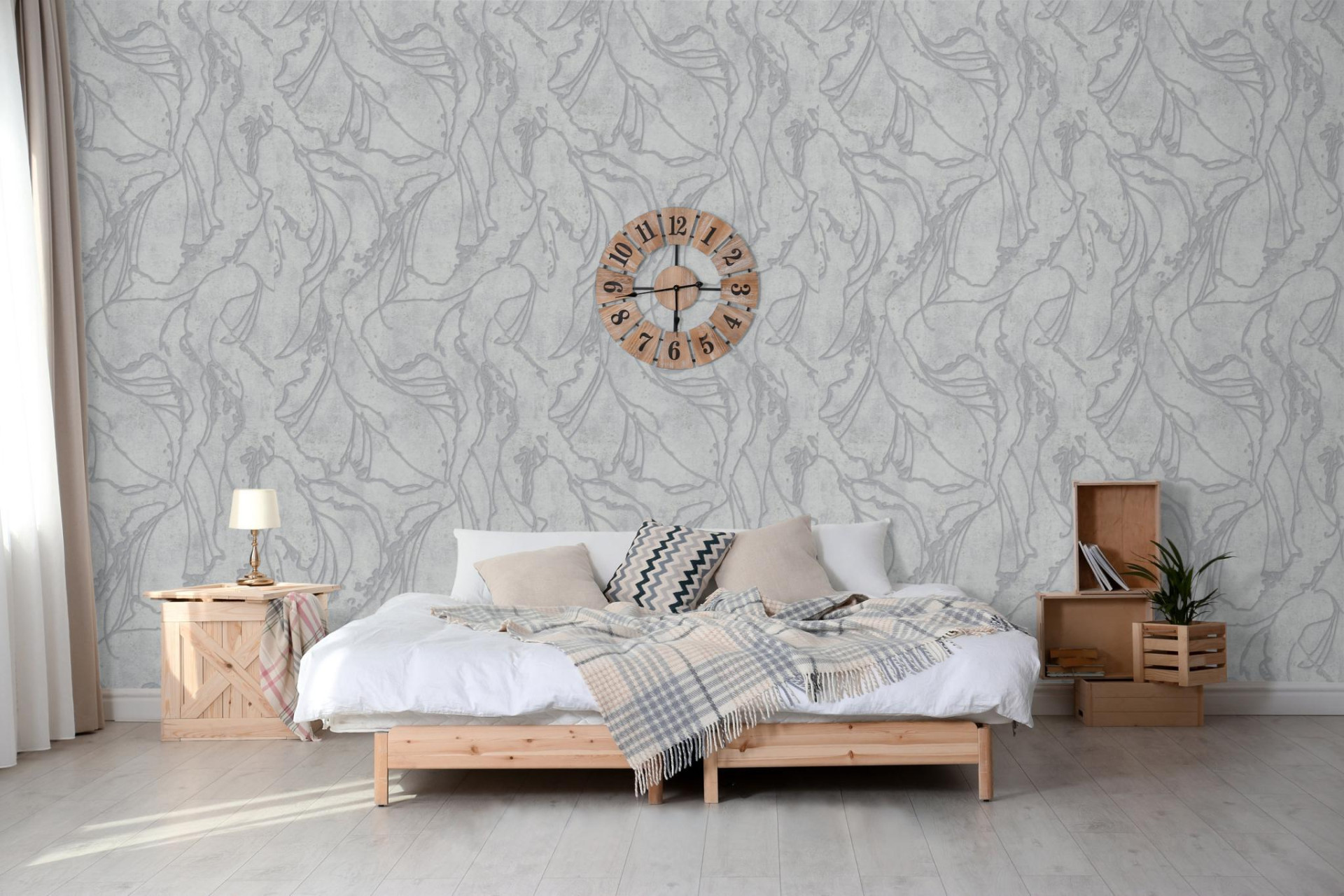 Обои Marburg City Glow 34204 10,05×1,06 фото в интерьере