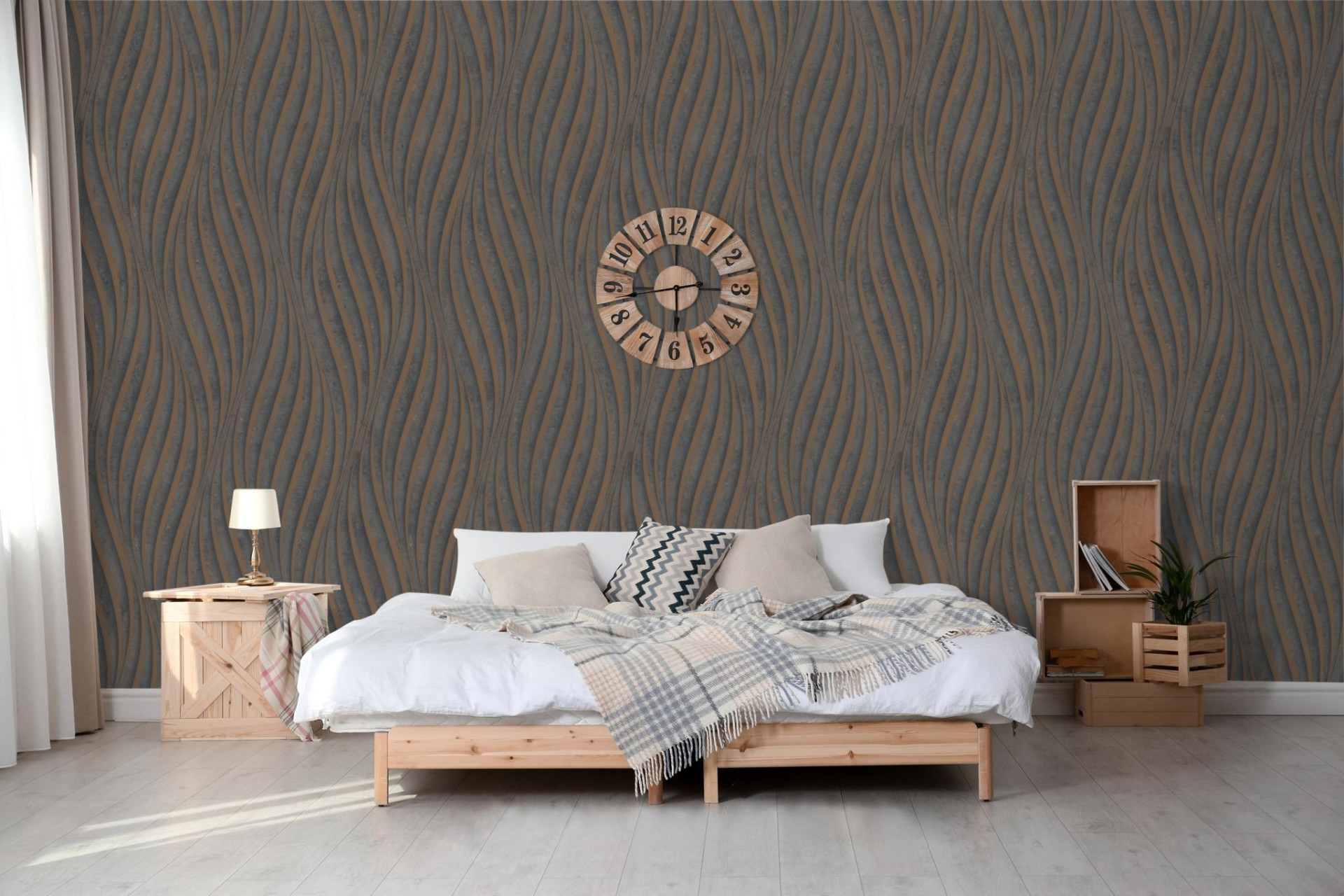 Обои Marburg City Glow 34213 10,05×1,06 фото в интерьере