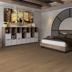 Кварцвиниловый SPC ламинат Damy Floor Family Дуб Мокко 0030-6 1220×180×4