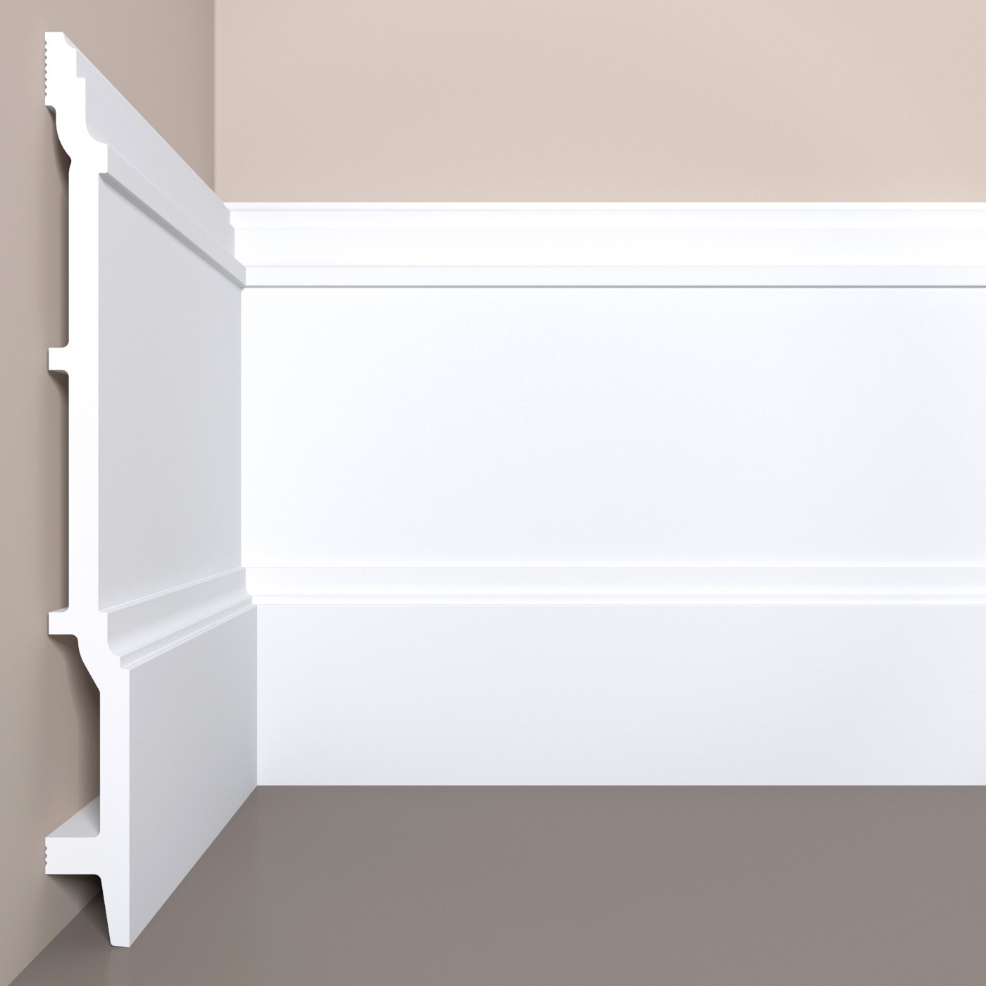 Плинтус под покраску Bello Deco П17 2000×250×23 Плинтус под покраску Bello Deco П17 2000×250×23