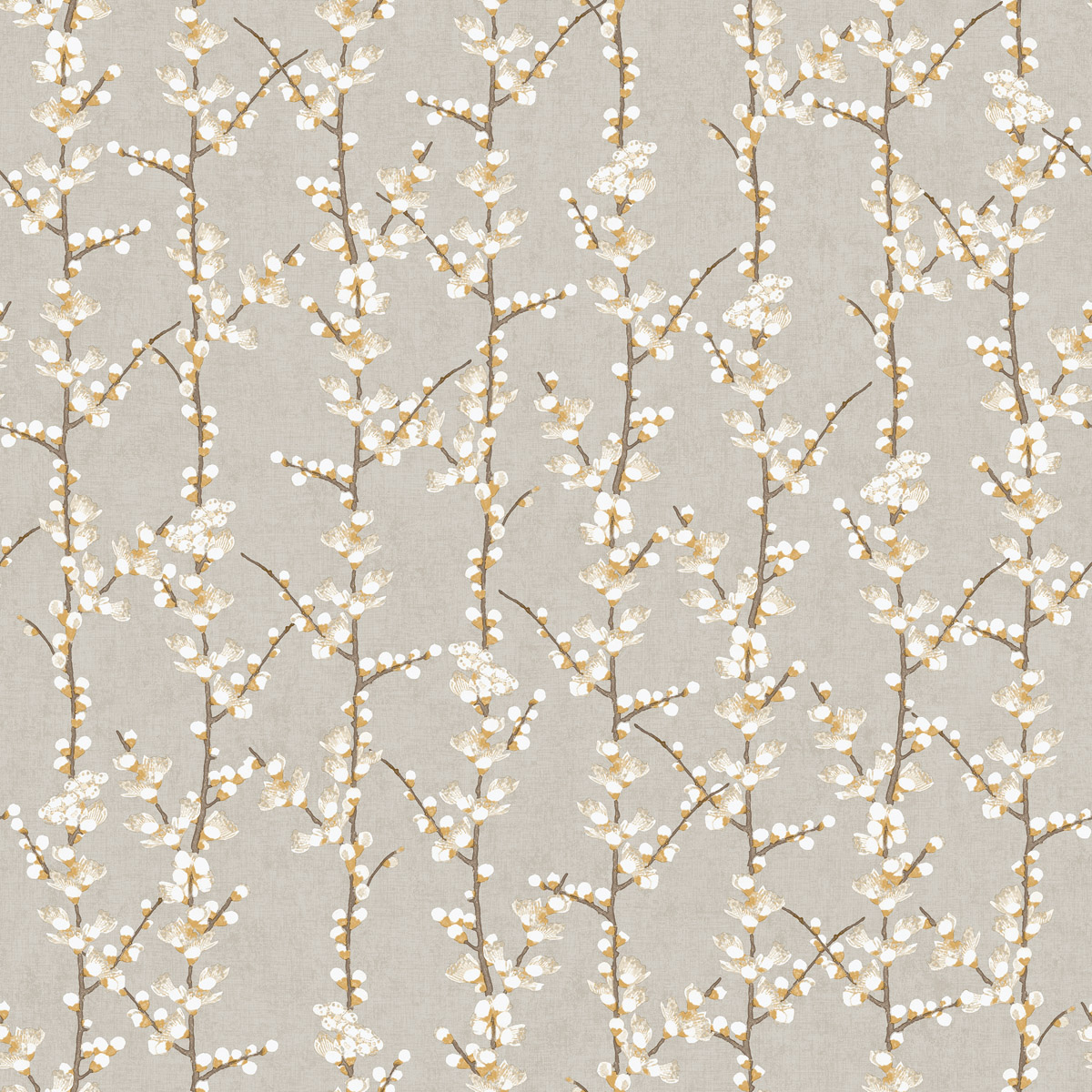 Обои Aura Spring Sakura row grey 1904-2 10,05×0,53