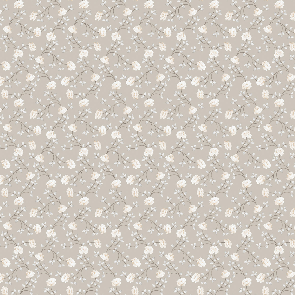 Обои Aura Spring Petit flowers beige 1905-3 10,05×0,53
